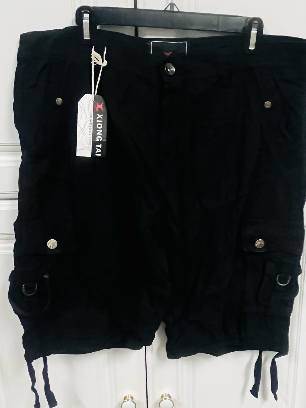 Men’s Black Cargo Shorts